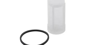 Mercury Fuel Filter Kit 896375K01 Replacement for Under-Cowl Filter with White Bowl and Black Top