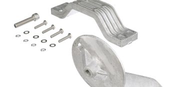 Quicksilver 8M6007990 Aluminum Anode Kit for Yamaha Counter Rotating 150hp Outboards