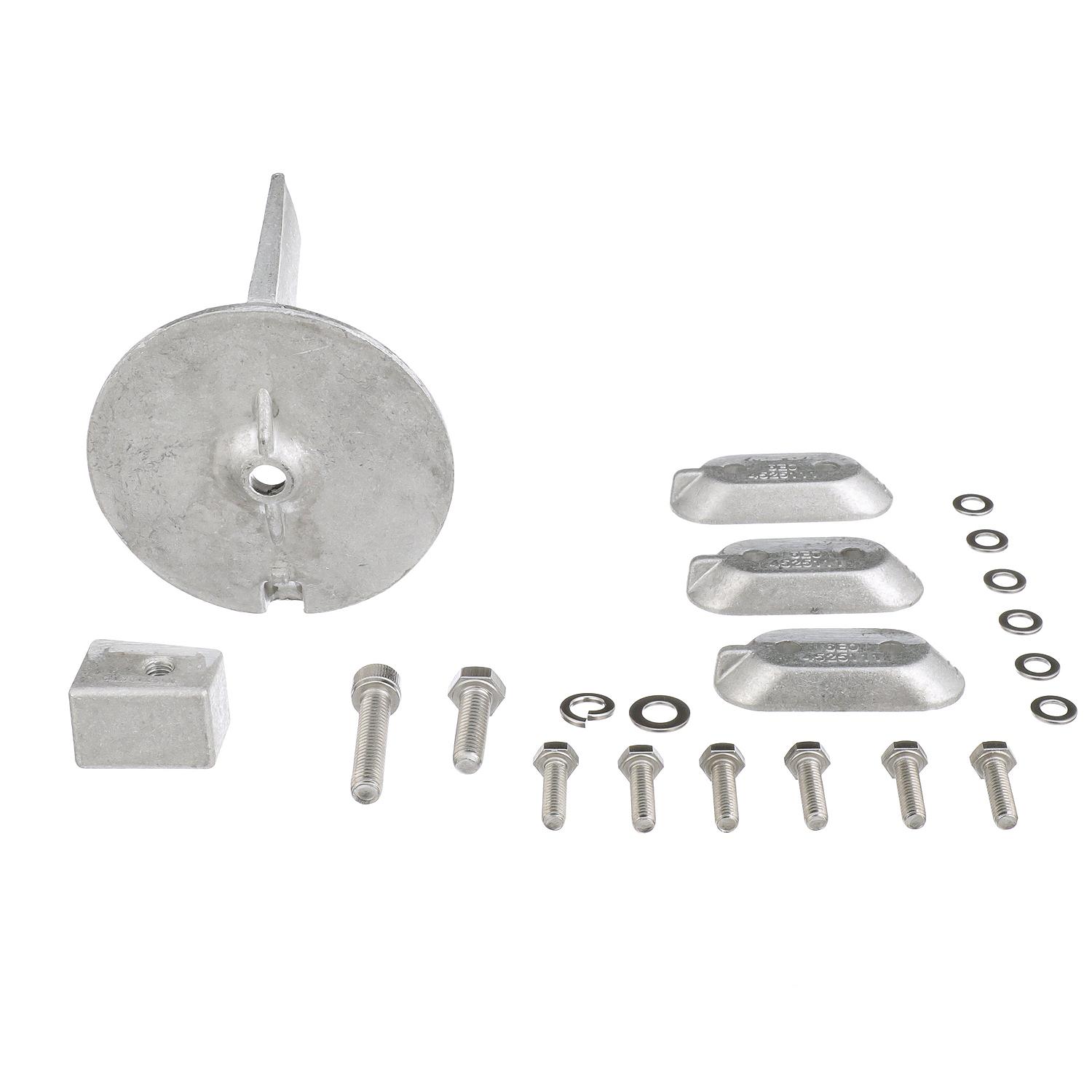 Quicksilver 8M6007993 Aluminum Anode Kit for Yamaha 4T 40-60hp Outboards