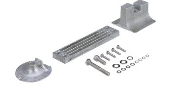 Quicksilver 8M6008000 Aluminum Anode Kit for Yamaha 300-350 Xp Outboards