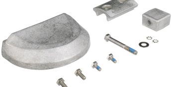 Quicksilver 8M6008001 Aluminum Anode Kit for BRP/OMC Cobra Sterndrives