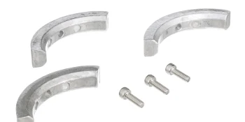 Quicksilver 8M6008002 Aluminum Anode 3-Piece Kit for Volvo Sterndrives