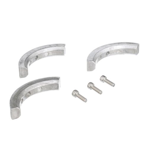 Quicksilver 8M6008002 Aluminum Anode 3-Piece Kit for Volvo Sterndrives