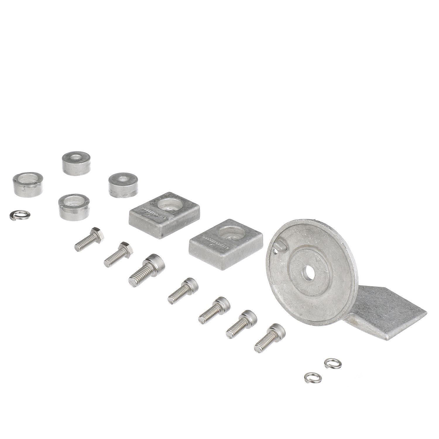 Quicksilver 8M6008005 Aluminum Anode Kit for Suzuki 40-50hp Outboards - Image 2