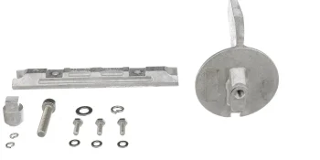Quicksilver 8M6008006 Aluminum Anode Kit for Yamaha 80-100hp Outboards