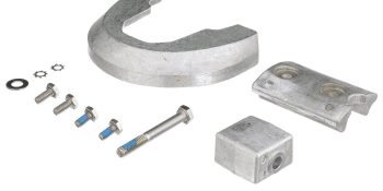 Quicksilver 8M6008011 Aluminum Anode Kit for BRP/OMC Stringer Sterndrives