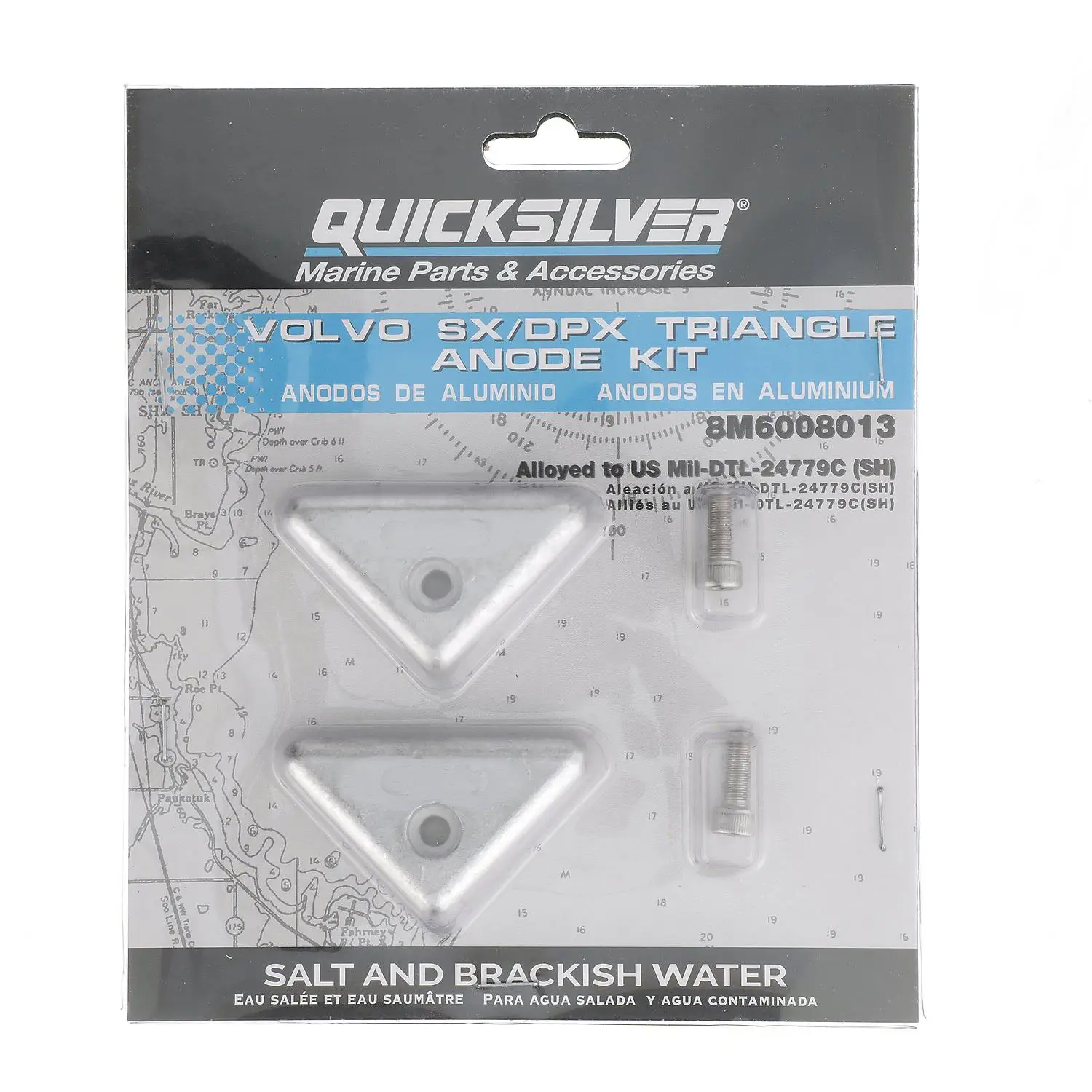 Quicksilver 8M6008013 Aluminum Anode Kit for Volvo 290 Sterndrives - Image 4