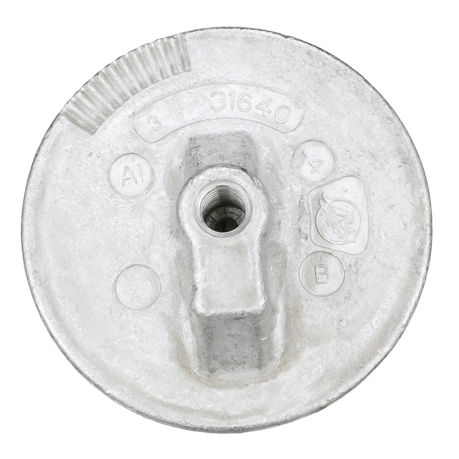 Mercury Replacement Aluminum Anode 31640T4 for Select Mercury/Mariner 30-200hp Outboards and MerCruiser Drives - Image 4