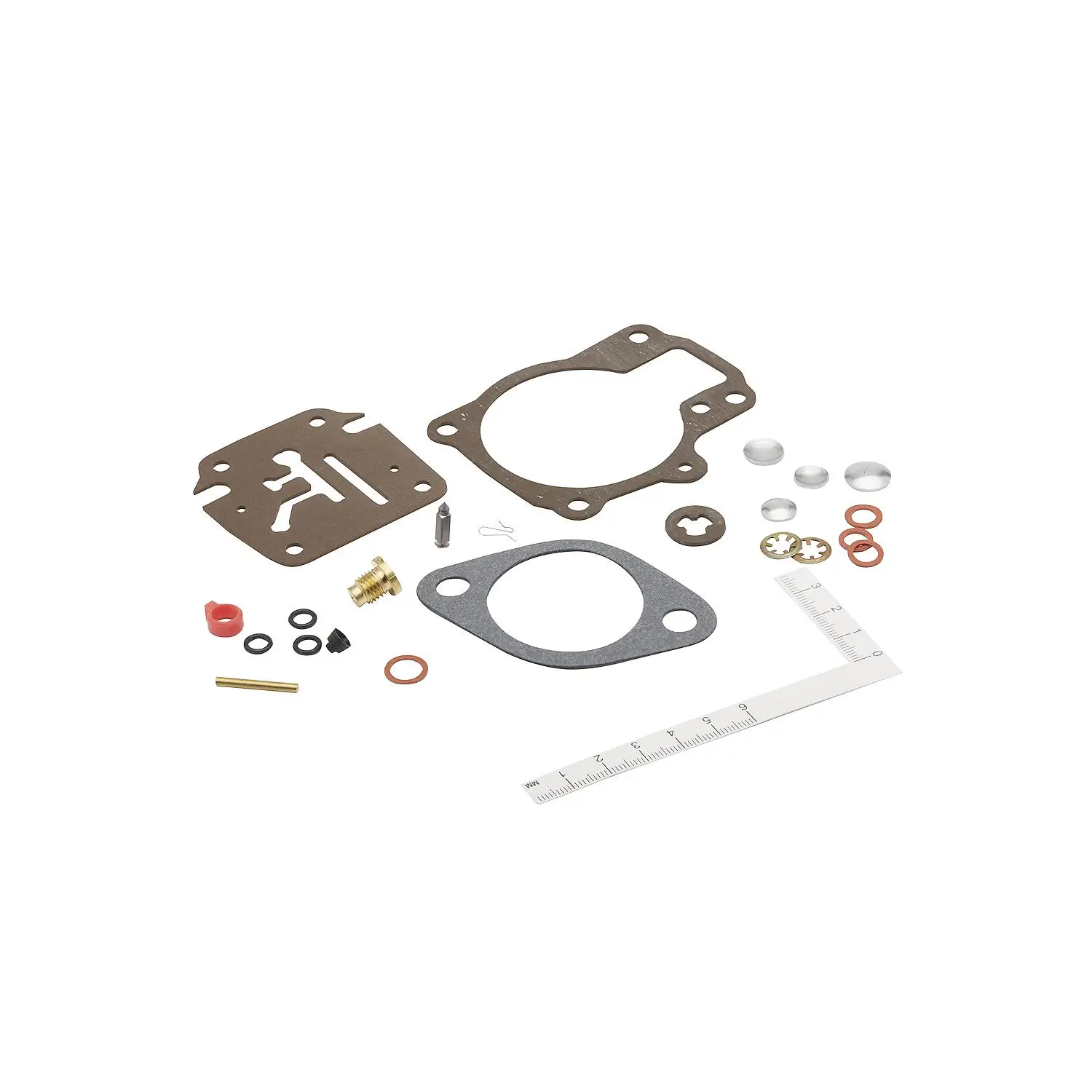 Quicksilver 8M6010306 Carb Repair Kit for Select OMC, Evinrude, Johnson 2-Stroke 18-75hp Outboards
