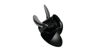 Quicksilver Nemesis 4-Blade Aluminum Propeller, 13.8″ Diameter x 10″ Pitch, Right Hand Rotation