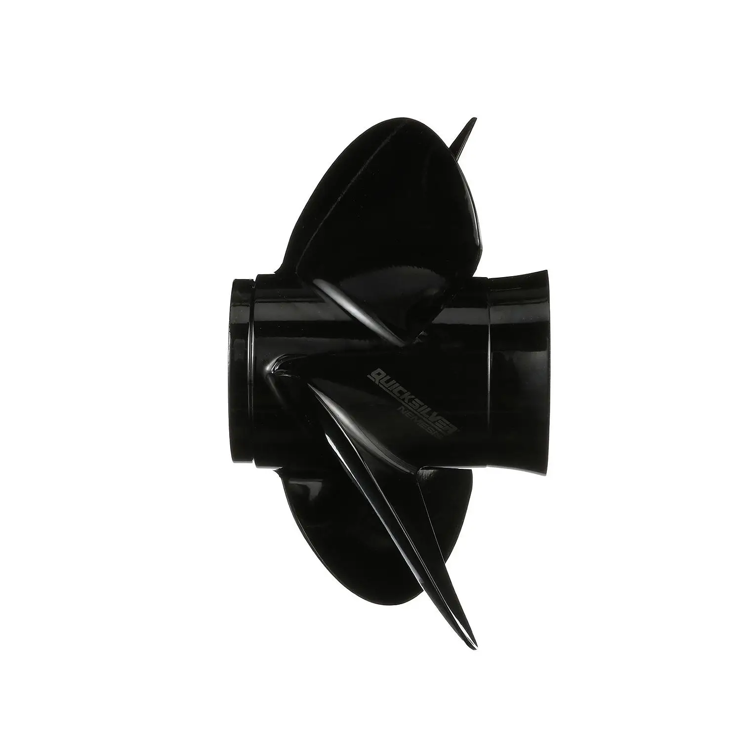 Quicksilver Nemesis 4-Blade Aluminum Propeller, 13.8" Diameter x 11" Pitch, Right Hand Rotation - Image 3