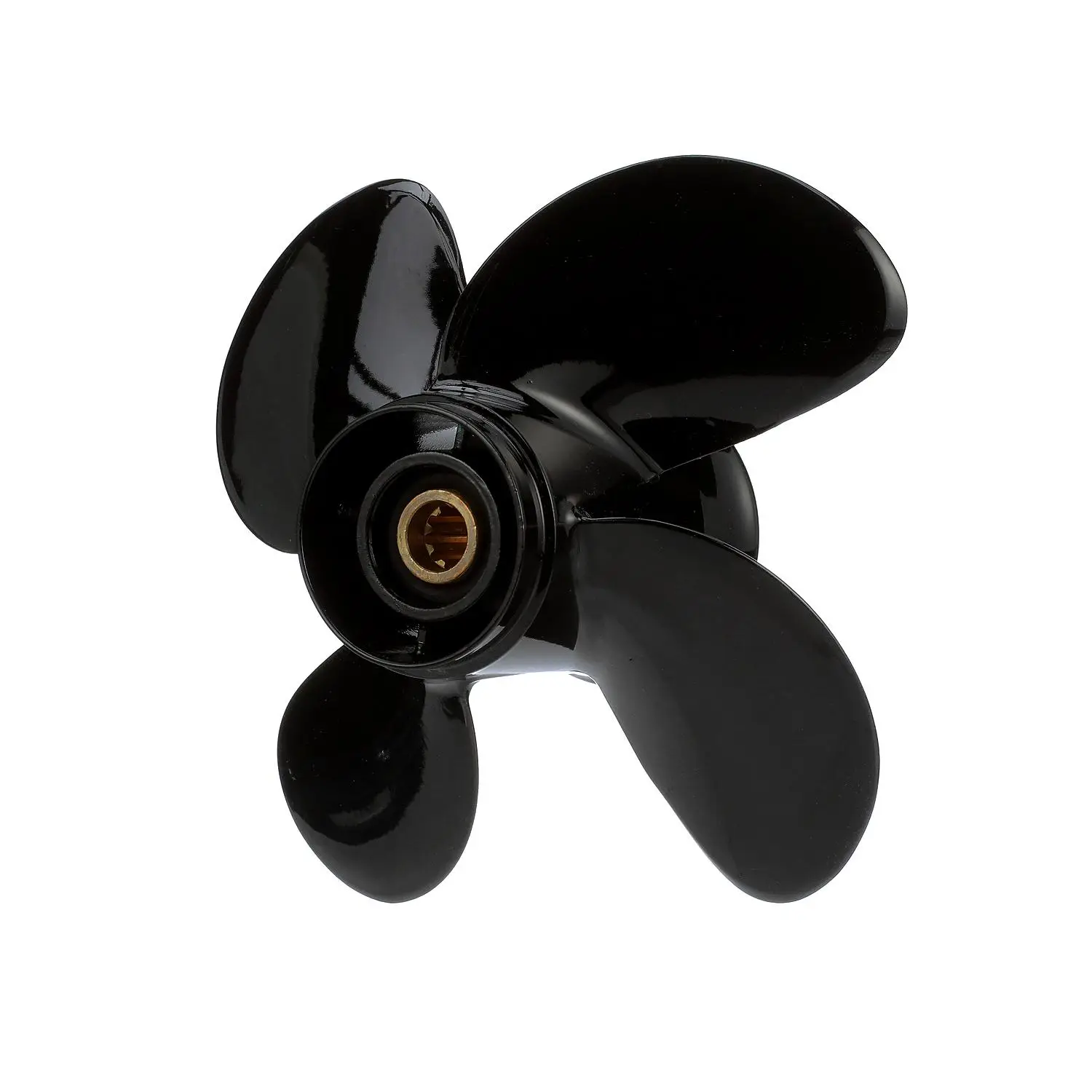 Quicksilver Nemesis 4-Blade Aluminum Propeller, 9.3″ Diameter x 11″ Pitch, Right Hand Rotation