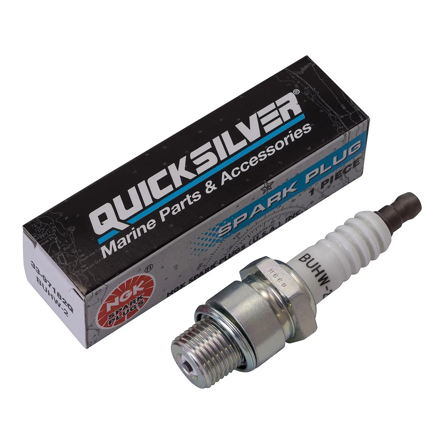 97182Q NGK BUHW-2 Spark Plug, 1-Pack - Image 2