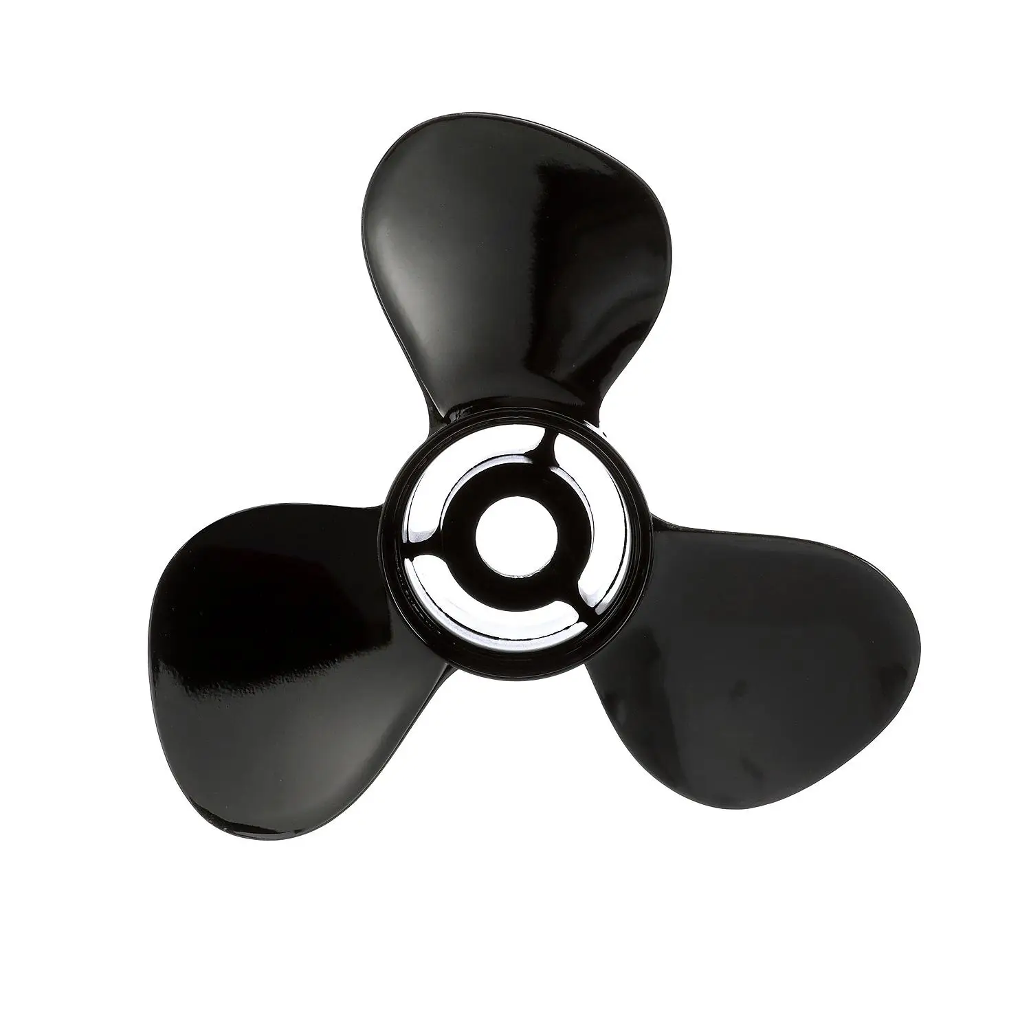 Quicksilver Black Diamond 3-Blade Aluminum Propeller, 14.5" Diameter x 19" Pitch, Right Hand Rotation - Image 6