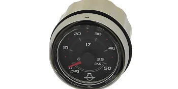 8M0052850 Water Pressure Gauge SmartCraft – Round – Black