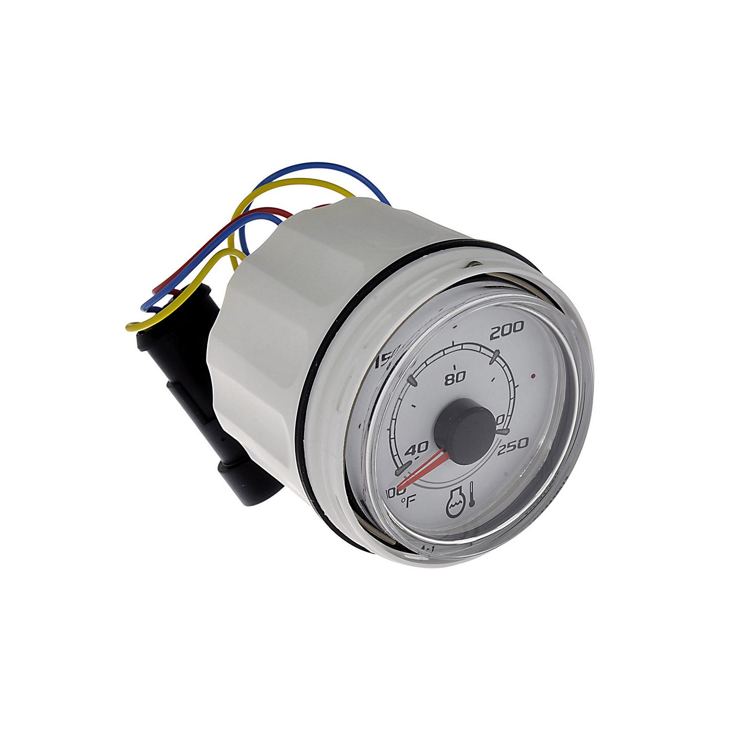 8M0052863 Coolant Temperature Gauge SmartCraft - Round - White - Image 2