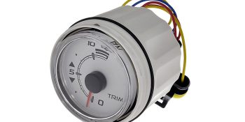 8M0052870 Engine Trim Indicator Gauge SmartCraft – Round – White