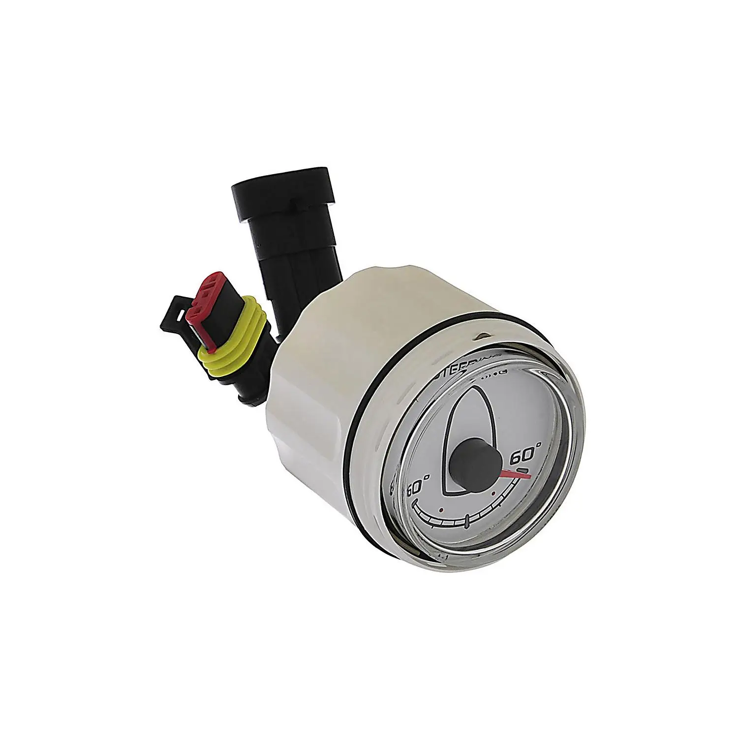 8M0052872 Rudder Angle Gauge SmartCraft - Round - White - Image 2