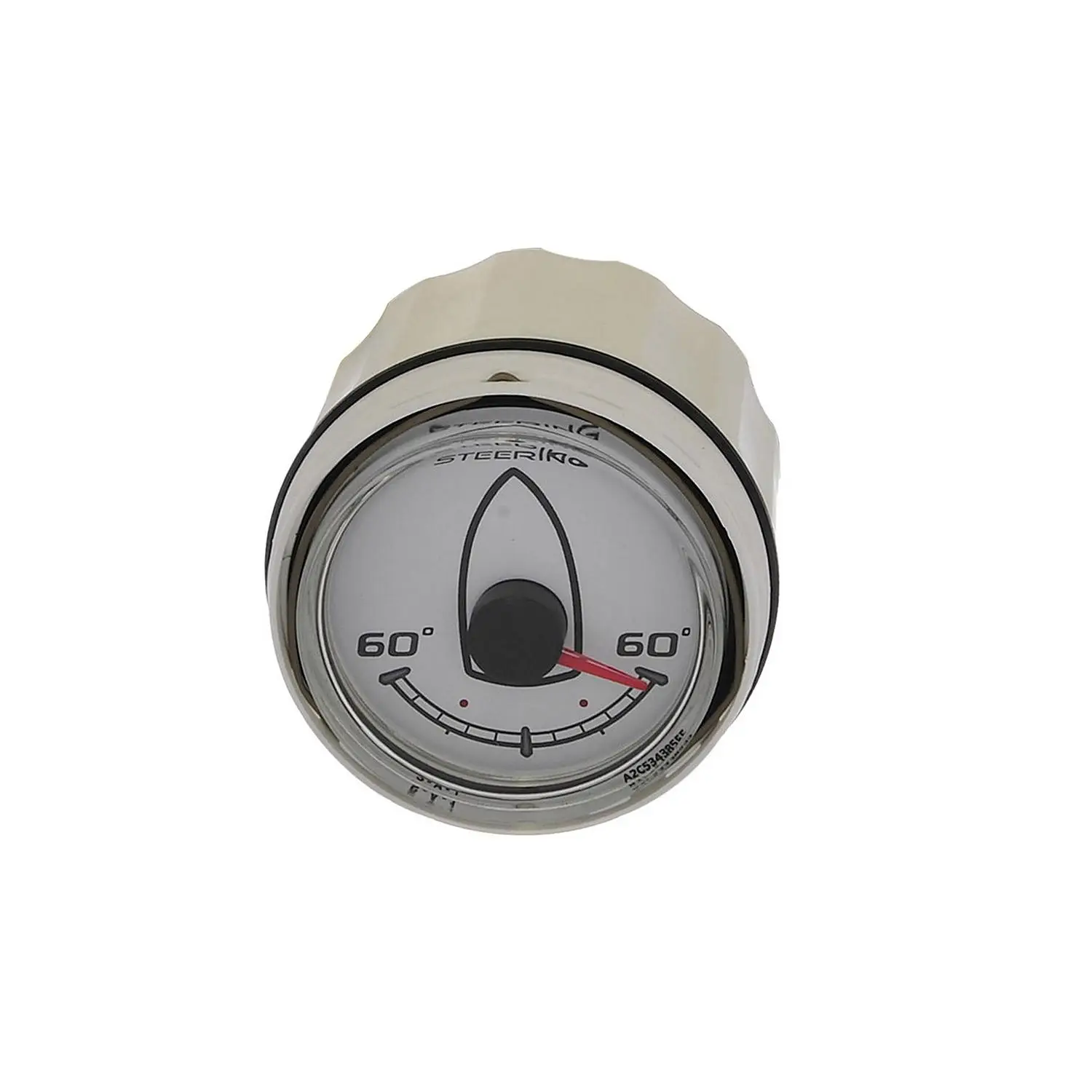 8M0052872 Rudder Angle Gauge SmartCraft - Round - White - Image 3