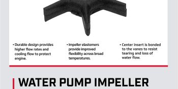 Mercury Impeller 42038K02 for Select Mercury and Mariner 6-15hp Outboards