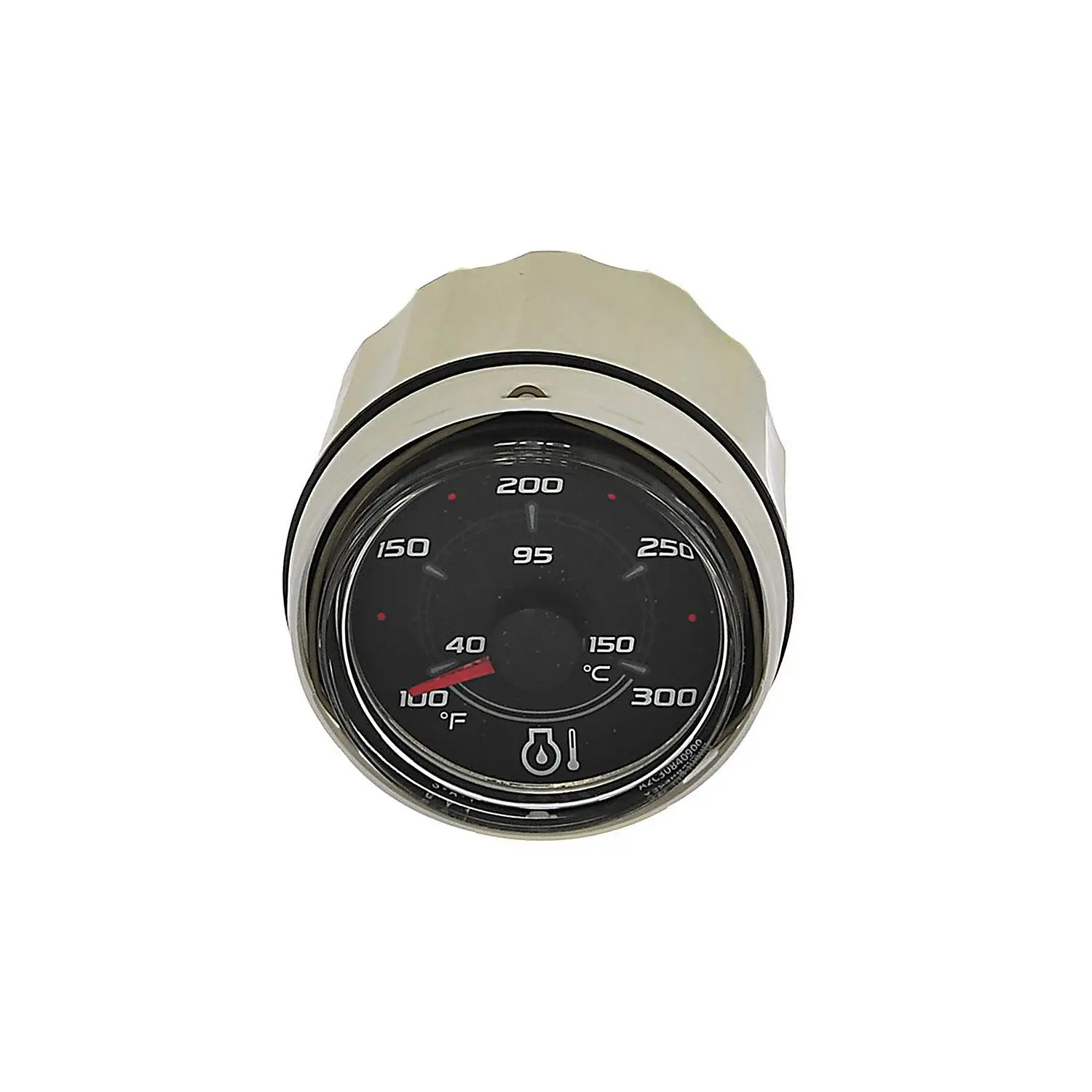 8M0054360 Oil Temperature Gauge SmartCraft - Round - Black - Image 2
