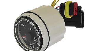 8M0054360 Oil Temperature Gauge SmartCraft – Round – Black