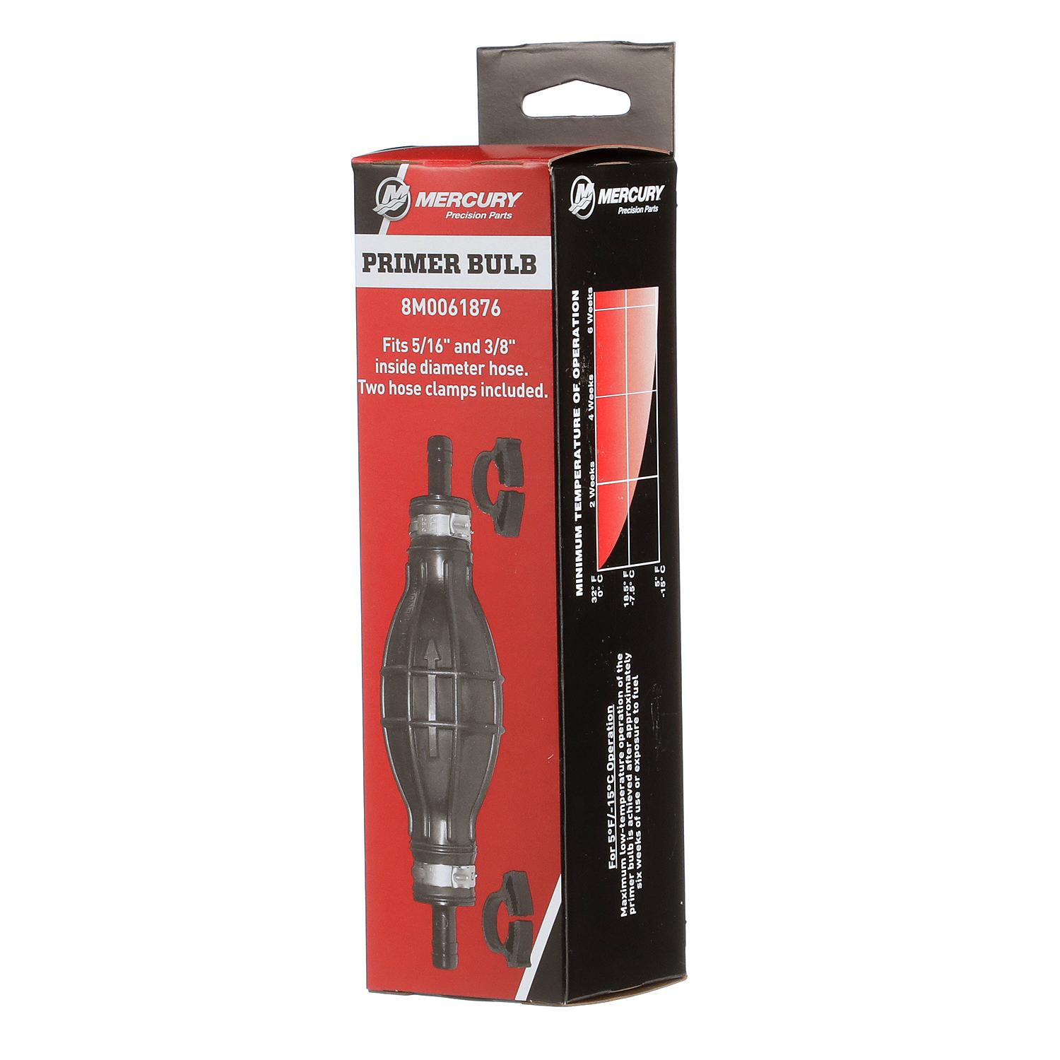 Mercury Primer Bulb 8M0061876 for 5/16-Inch (8mm) Inside Diameter Fuel Lines - Image 2